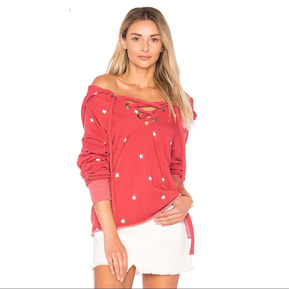 Wildfox Football Star Hoodie.